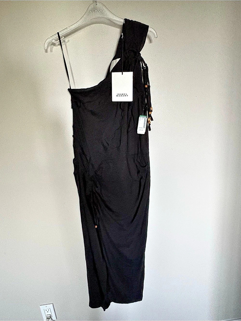 NWT Isabel Marant Juliane Dress Maxi Dress in Black Size 42 NWT